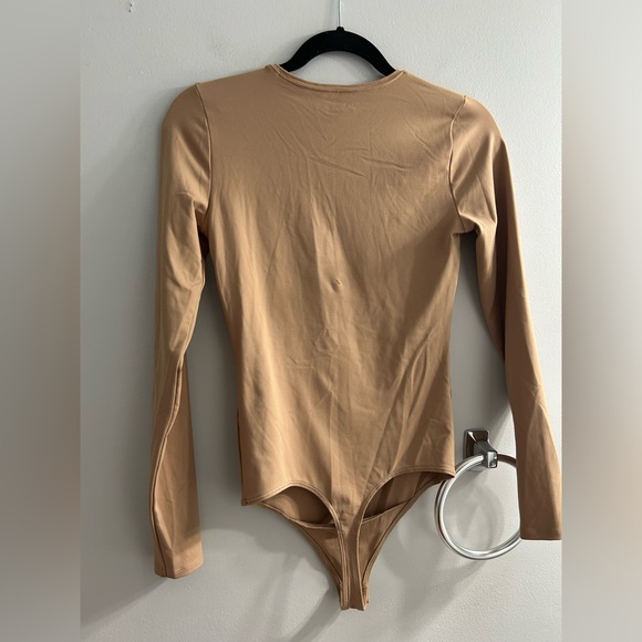 NWT Abercrombie & Fitch Soft A&F Collection Bodysuit NUDE - Picture 6 of 8